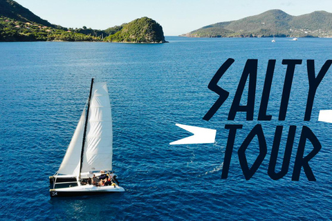 Les Saintes – Upptäck med segelkatamaran, musik, sköldpaddor och aperitif!Les Saintes - Seglande katamaraner, musik, sköldpaddor och en aperitif!