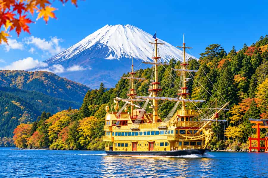 Tokio: Fuji & Hakone Seilbahn, Ashi-See Kreuzfahrt, Owakudani. Foto: GetYourGuide Tokio: Fuji & Hakone Seilbahn, Ashi-See Kreuzfahrt, Owakudani. Foto: GetYourGuide