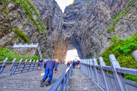 Zhangjiajie : visite de la montagne de Tianmen et spectacle de la fée du renard de Tianmen