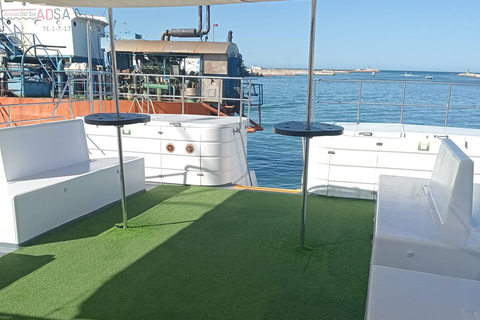 Valencia: Catamaran cruise bij zonsondergang of overdag met drankjeValencia: Dagtocht met catamaran en drankje