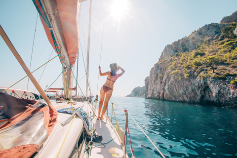 From Hvar: Boat Tour to Pakleni Islands on a Comfort Yacht Shared Tour