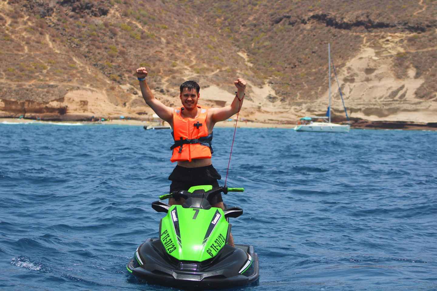 Puerto Colón: Yamaha Jet Ski Tour Along Tenerife's Coast