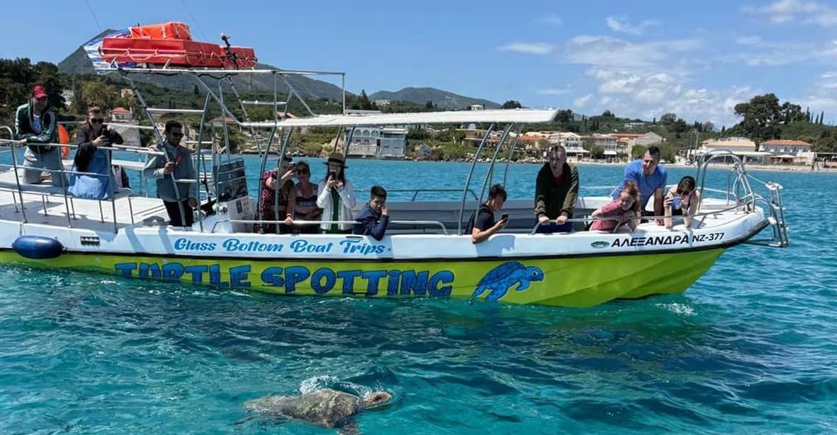 4h Turtle, Keri Caves, Mizithres & Eros Cave — a boat tour from Zakynthos, Greece