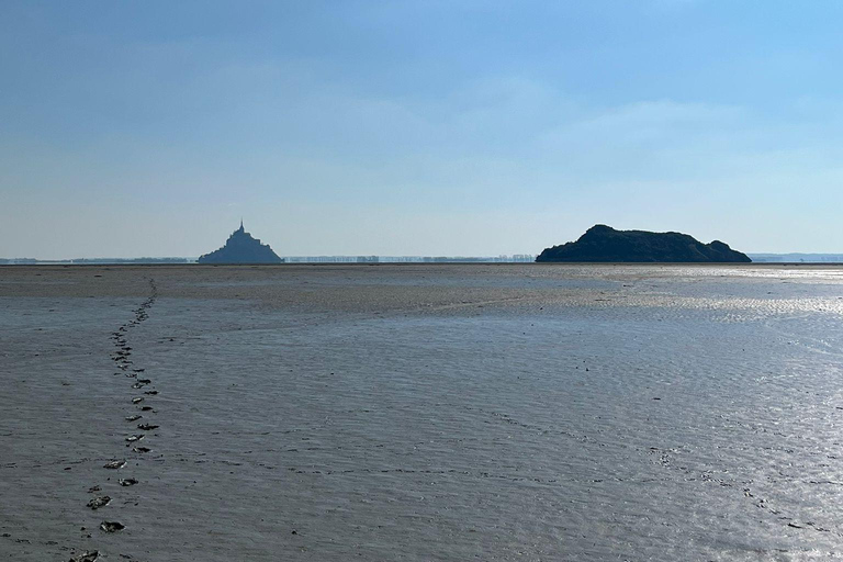 Bay of Mont Saint-Michel : Quicksands + Tombelaine Island Bay of Mont Saint-Michel : Quicksands + Tombelaine Island