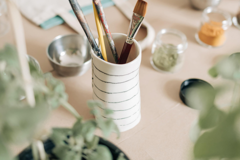 Paint & Sip Tea: Botanical Illustration in São Paulo Studio