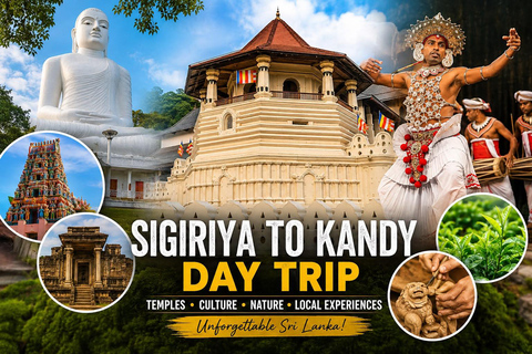 Sigiriya: Kandy Drop Tour with Temple & cultural experience From Sigiriya: Kandy Day Tour By Tuk Tuk 1