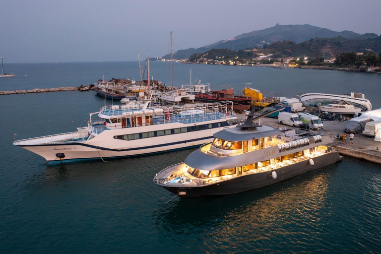 Rhodes Sunset Live DJ Boat Party with Transfer Entry Pass