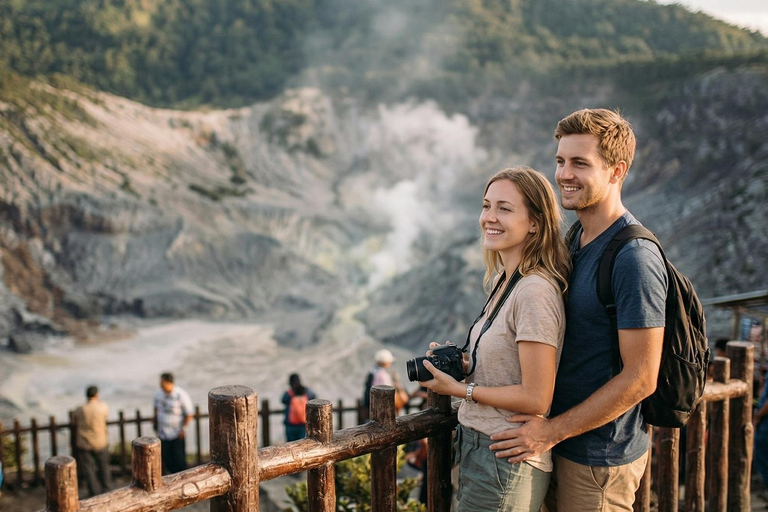 Jakarta: Bandung Volcano, Hot Springs & Wine Tasting Jakarta: Bandung Volcano, Hot Springs & Wine Day Shared Tour
