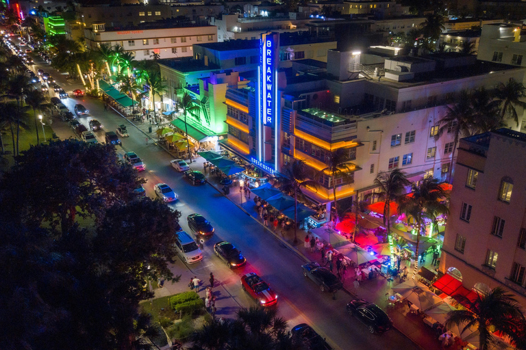 Miami Beach: Night Lights Private Air Tour - Kostenloser ChampagnerMiami Beach: Private Nachttour im Flugzeug - Champagner gratis