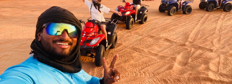 Dubaï : Safari en quad, chameaux et dîner barbecue au camp Al Khayma