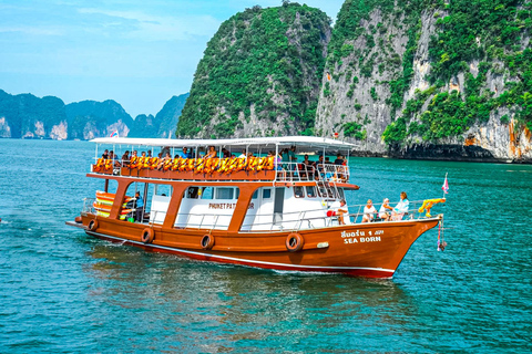 Phang-Nga y James Bond 4 en 1 Excursión de Lujo en Canoa y Gran Barco