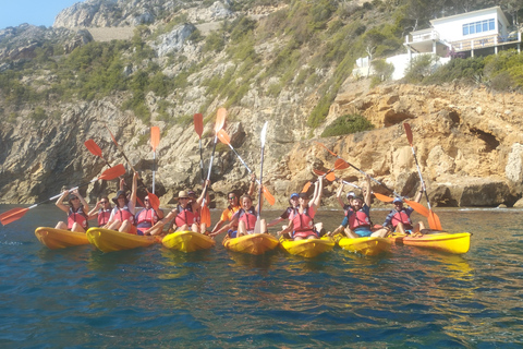 Dénia: Escursione in kayak a Cova Tallada