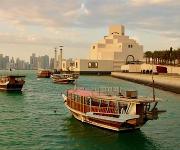 Doha: City Tour with Traditional Dhow Boat Riding Tour