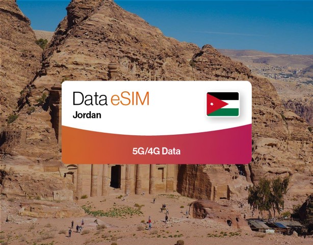 Visit Jordan Tourist eSIM Data Plan in Srinagar