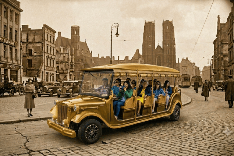 Wroclaw: Private City Tour in a Vintage 1930s Car