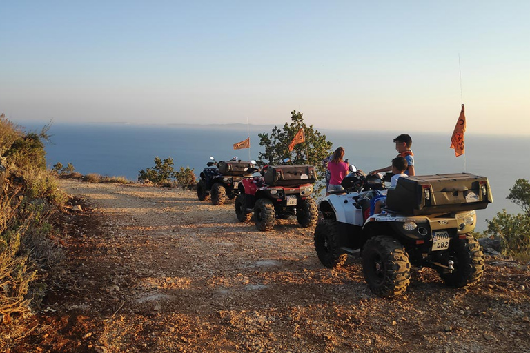 From Alanya: Hotel Pickup & Free Ride ATV Safari Adventure 1 quad for 2 people