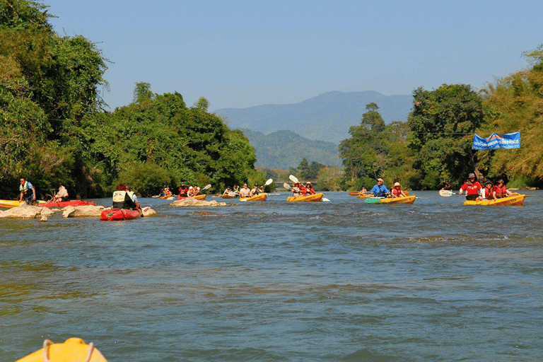 Vang Vieng: Zipline, caminhadas nas grutas, rafting, caiaque, lagoa 4