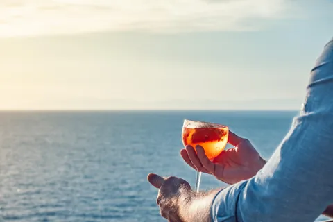 Cinque Terre: Båttur i solnedgang med aperitiff