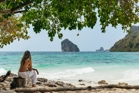 Krabi: 4 Islands Tour by Longtail Boat Meeting Point at Nopparat Thara Pier in Ao Nang