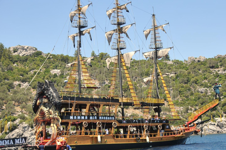 Marmaris: Pirate Cruise with Lunch & Hotel Pickup With Hotel Transfer & Alcoholic Drinks