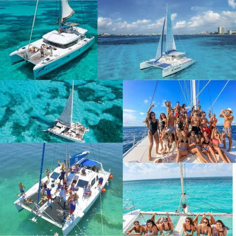 Isla Mujeres: Premium All Inclusive Catamaran Yatch