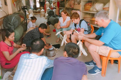 Vanuit Ha Noi: Conische hoed en wierook producerende dorpen tourHele dag: Wierook, Hoeden Maken &amp; Lak Kunst Tour in kleine groep