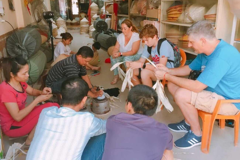 Vanuit Ha Noi: Conische hoed en wierook producerende dorpen tourHele dag: Wierook, Hoeden Maken &amp; Lak Kunst Tour in kleine groep