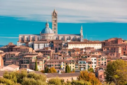 Florenz: Siena & San Gimignano Tagestour mit Wein und Mittagessen