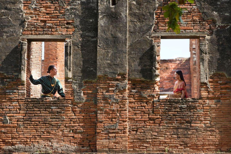 曼谷：大城府遗产快车和巴士一日旅行不含门票和午餐的行程