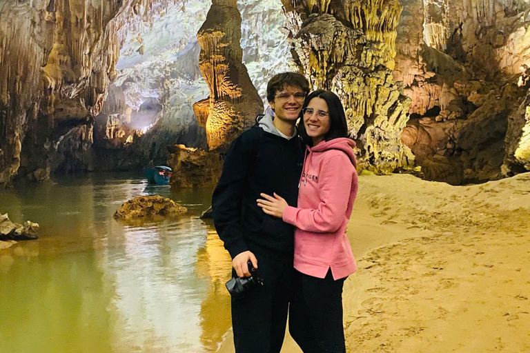 Phong Nha Cave & Paradise Cave: Guided Tour Boat & Explore Group Tour with Drop-Off in Hue