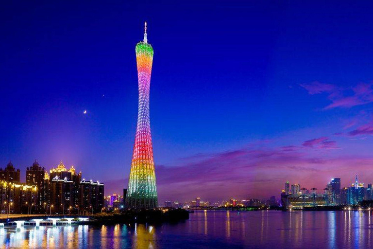 Guangzhou: Private Evening Food Tour with Pearl River Cruise tower time 18-20:00 +boat 20:30-21:00