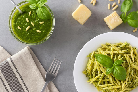 Genoa: Pesto al Mortaio Masterclass with Tasting and Wine Genoa: Masterclass in Pesto al Mortaio with Tasting and Wine