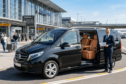 Frankfurt: FRA Airport Private Transfer to/from Frankfurt Arrival: FRA Airport to hotel in Frankfurt city center