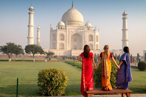 From Delhi: Taj Mahal & Agra Tour by Superfast Express Train Only Tour Guide - No Train, No Car, No Driver