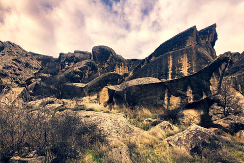 Gobustan, Lervulkaner, Eldtempel, Fire Mountain Tour