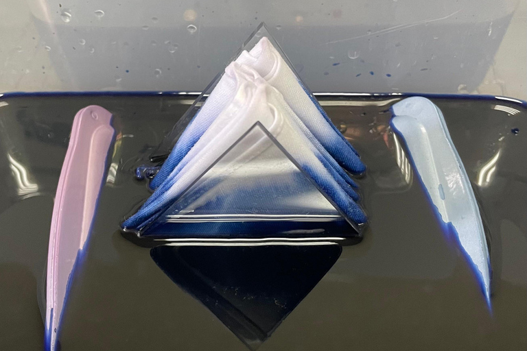 Corso di Shibori Furoshiki al Museo Shibori di Kyoto