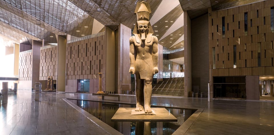 From Alexandria Port: Pyramids & the Grand Egyptian Museum