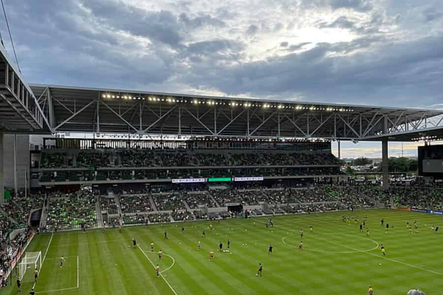 Austin FC Fußballspiel im Q2 Stadium. Foto: GetYourGuide