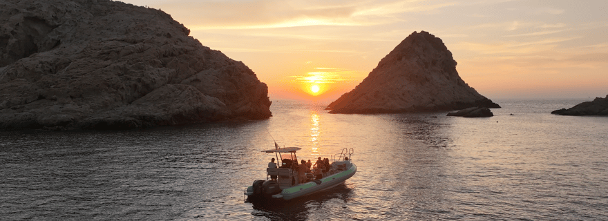 Ile Rousse : Apéritif au coucher du soleil