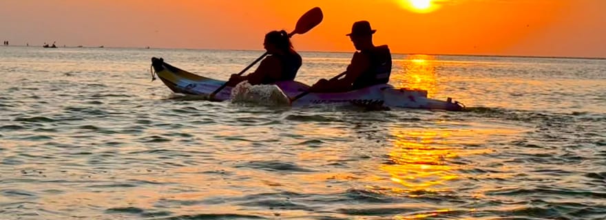 Holbox : Excursion en kayak au coucher du soleil dans la mangrove