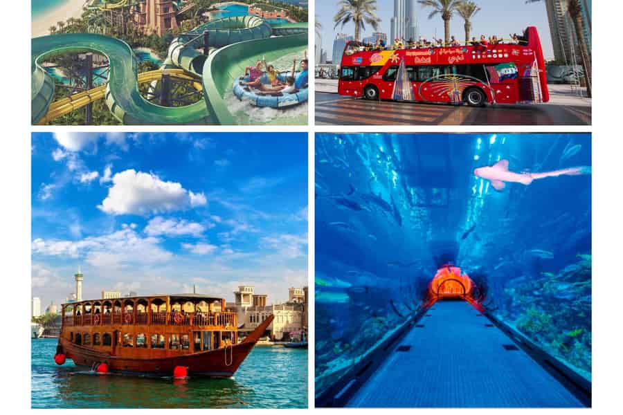Stadtrundfahrt Dubai HOHO-Bustour, Aquaventure und mehr. Foto: GetYourGuide