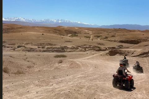 Marrakech: Agafay Desert Quad Bike, Camel Ride, Pool & Lunch Desert Agafay : Quad Biking, Camel Ride, Lunch & Pool