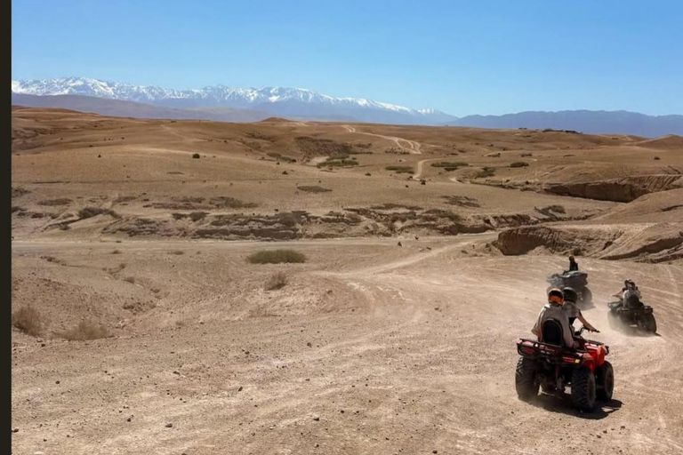Marrakech: Agafay Desert Quad Bike, Camel Ride, Pool & Lunch Desert Agafay : Quad Biking, Camel Ride, Lunch & Pool