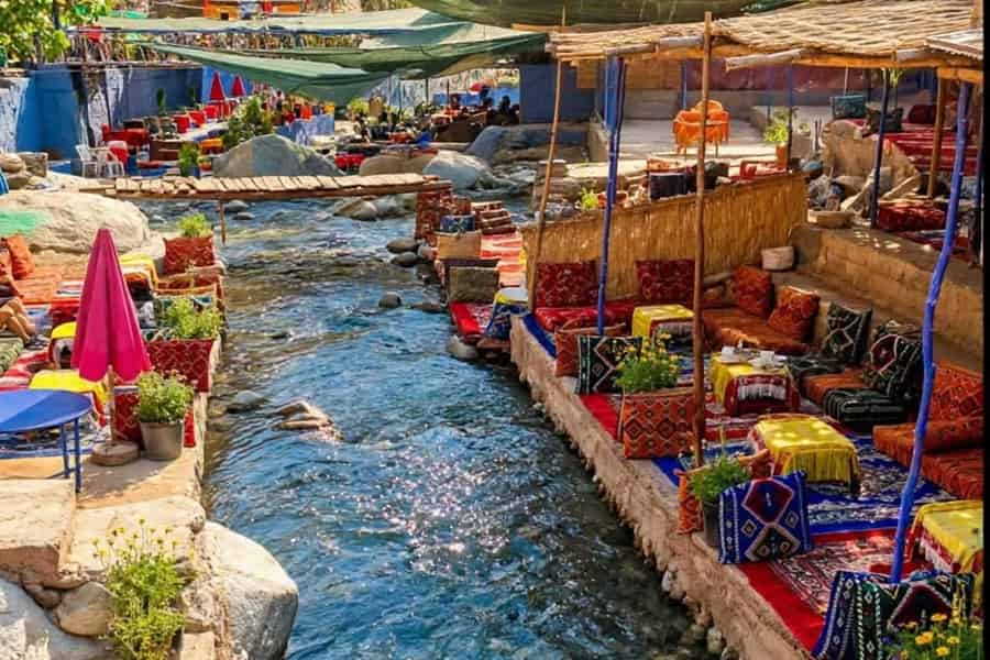 Marrakesch: Ourika-Wasserfälle, Atlasgebirge, Wanderung + Mittagessen. Foto: GetYourGuide Marrakesch: Ourika-Wasserfälle, Atlasgebirge, Wanderung + Mittagessen. Foto: GetYourGuide
