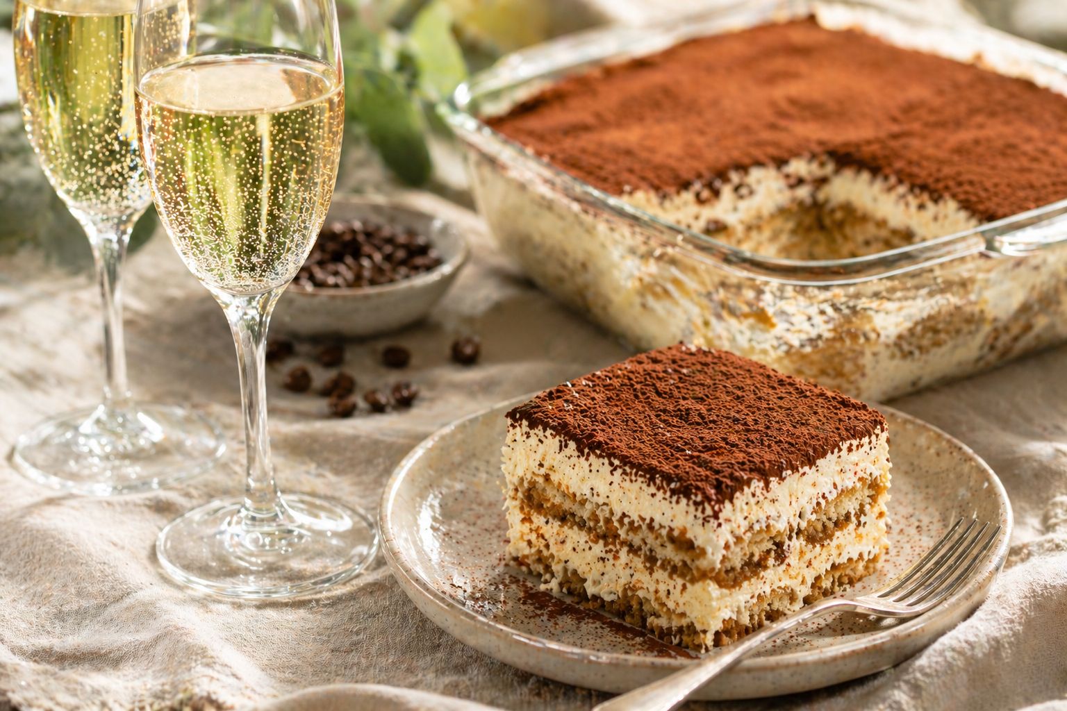 Verkostung von Prosecco Superiore und Tiramisu-Kochkurs