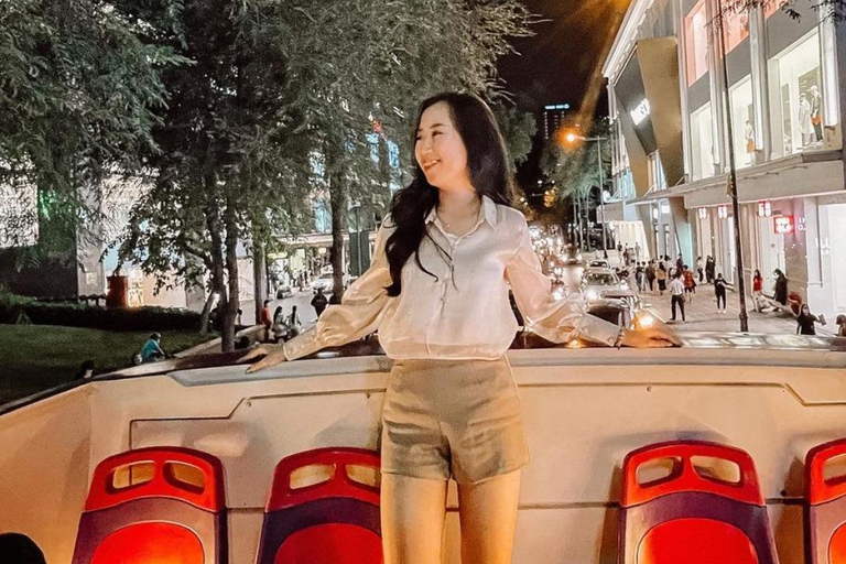 HCMC: Evening Night Lights Tour by Double-Decker Bus