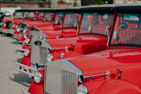 60 min of sightseeing in retro cars, Gdansk