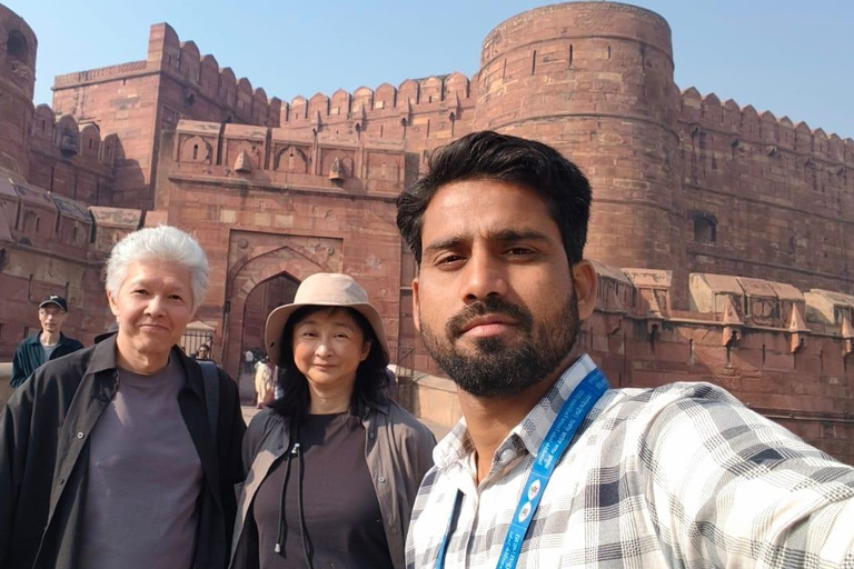 From Delhi: Taj Mahal & Agra Private Day Trip with Transfers Tour with Private Car, Driver and Local Expert Tour Guide