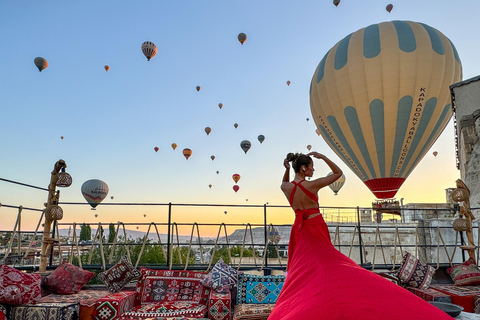 Cappadoce : Photoshop sur les toits en montgolfière