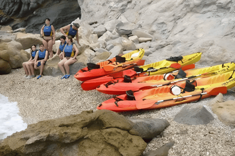 Villajoyosa: Kajak El AguilóVillajoyosa: Kajakpaddling El Aguiló